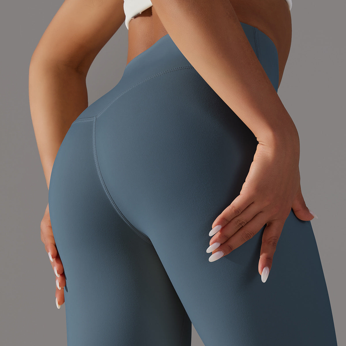 Sports Solid Color  Active Leggings