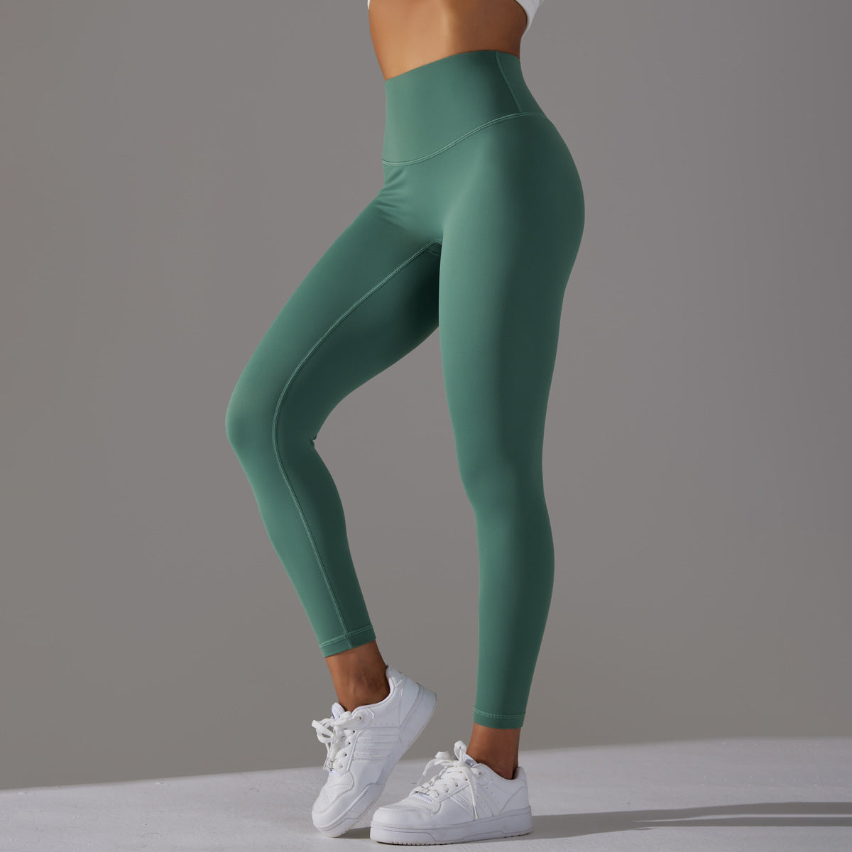 Sports Solid Color  Active Leggings