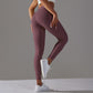 Sports Solid Color  Active Leggings