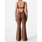 Spring/Summer Women's Slim-fit Hip-lifting Jumpsuit Sexy Backless Sports Yoga Clothes