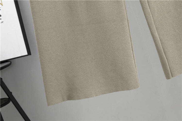 Sophisticated three-piece wool blend co-ord set