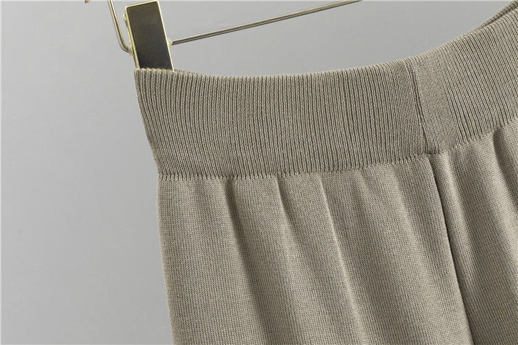 Sophisticated three-piece wool blend co-ord set