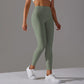 Sports Solid Color  Active Leggings