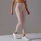 Sports Solid Color  Active Leggings