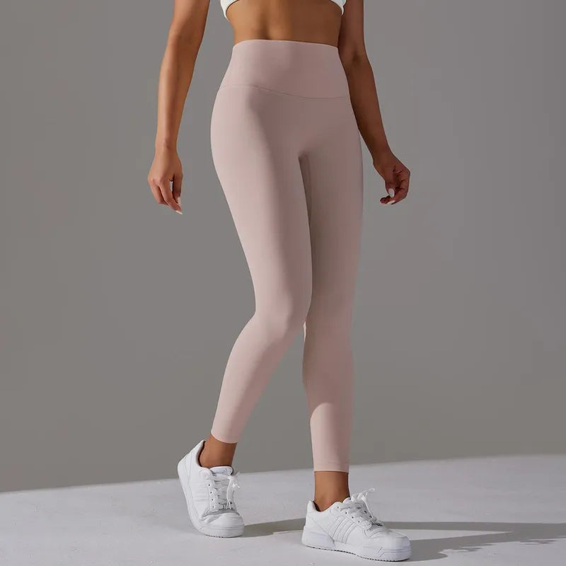 Sports Solid Color  Active Leggings