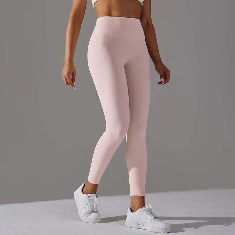 Sports Solid Color  Active Leggings