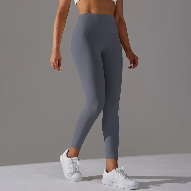 Sports Solid Color  Active Leggings