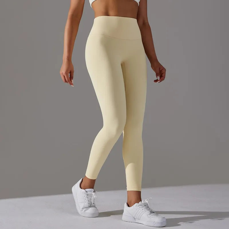 Sports Solid Color  Active Leggings