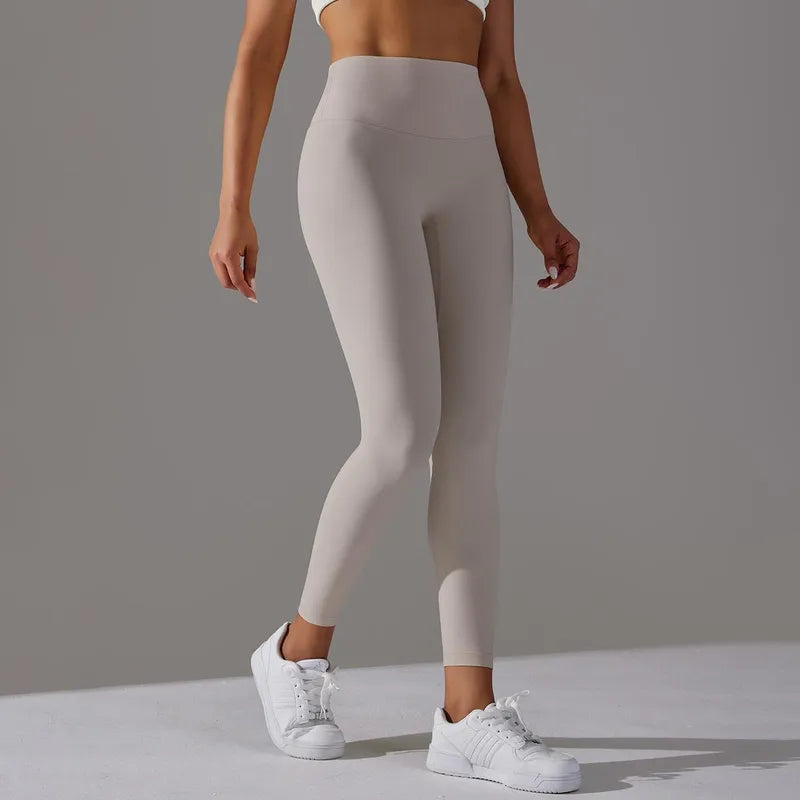 Sports Solid Color  Active Leggings