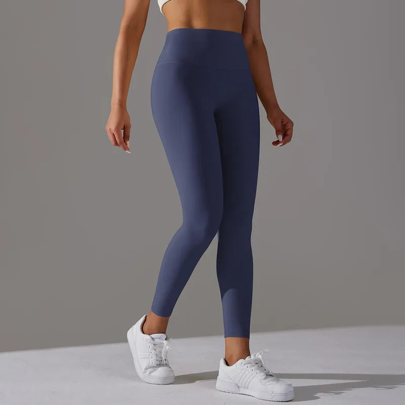 Sports Solid Color  Active Leggings