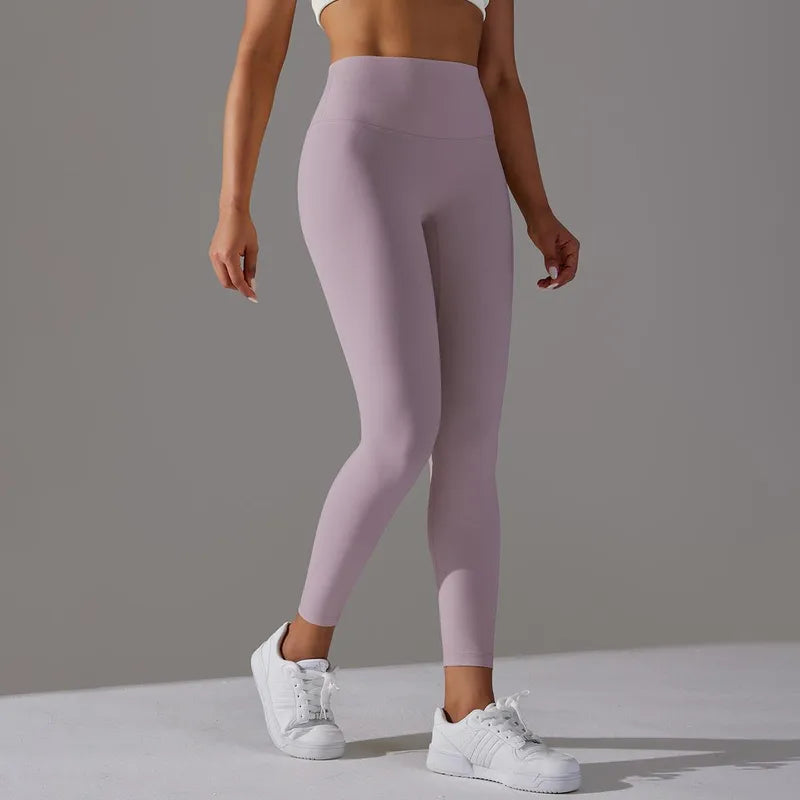 Sports Solid Color  Active Leggings