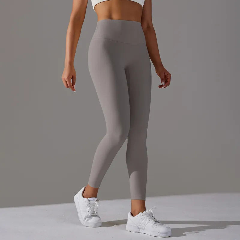 Sports Solid Color  Active Leggings