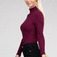 Long-Sleeve Turtleneck Bodysuit