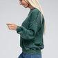 Acid Wash Fleece Oversized Pullover