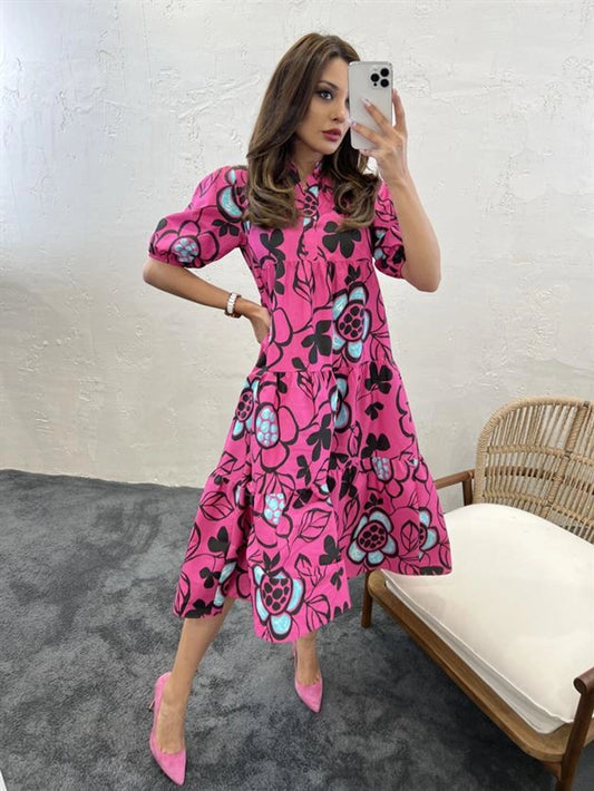 Colorful Pattern Dress