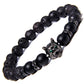 classic style round natural stone tiger eye beaded handmade unisex bracelets