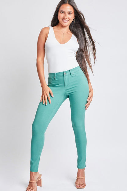 Full Size Hyperstretch Mid-Rise Skinny Pants