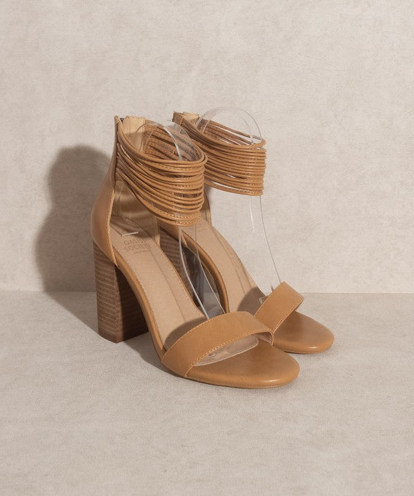 Oasis Society Blair - Thick Ankle Strap Block Heel