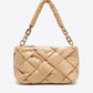 Nicole Lee USA Cassette Woven Satchel Crossbody Bag