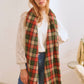 Multi Colored Checkered Pattern Scarf