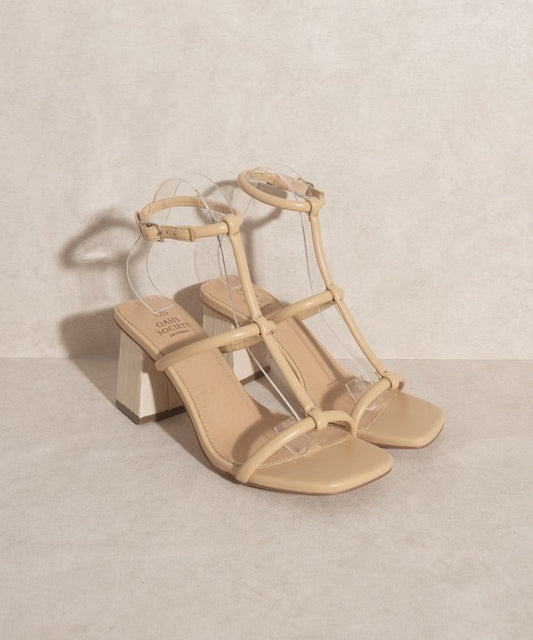 Oasis Society Sofia - Wooden Heel Sandals