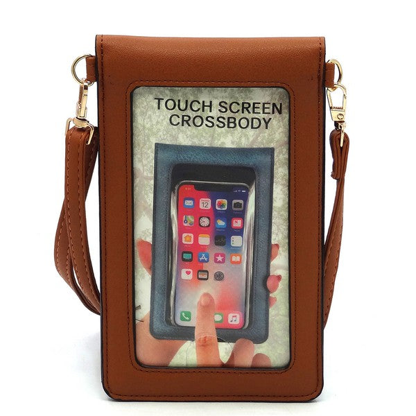 Tartan Plaid Check Cell Phone Purse Crossbody Bag