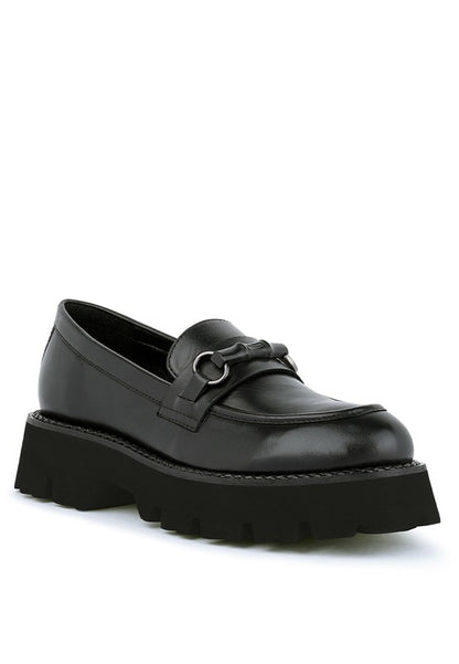 Cheviot Chunky Leather Loafers