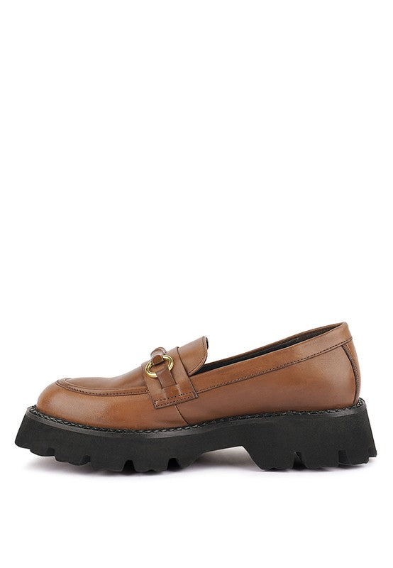 Cheviot Chunky Leather Loafers