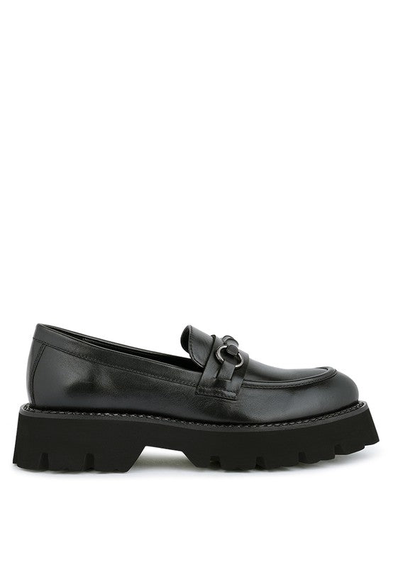 Cheviot Chunky Leather Loafers