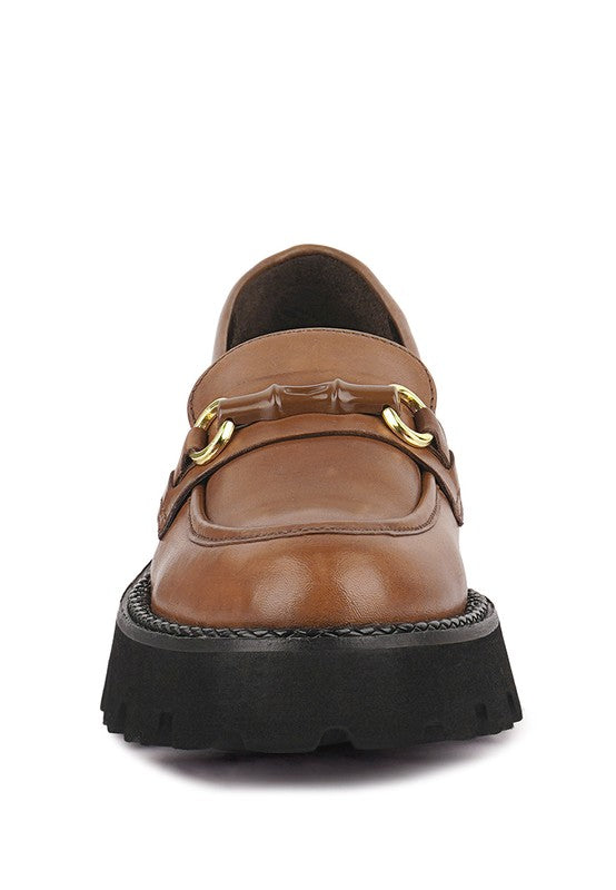 Cheviot Chunky Leather Loafers