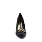 Fanfare Croc Metal Chain Pump Heels