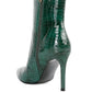 Momoa Patent Pu High Heeled Ankle Boot