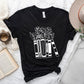 Floral Books Short Sleeve Graphic T-Shirt