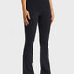 Elastic Waist Flare Yoga Pants