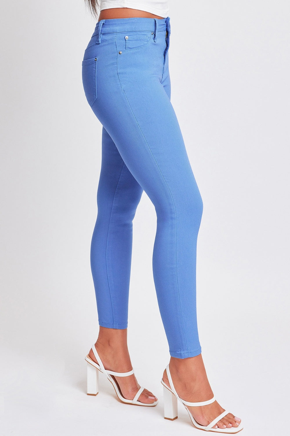 Full Size Hyperstretch Mid-Rise Skinny Pants