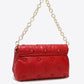 Nicole Lee USA Diamond Flower Messenger Crossbody Bag