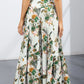 Printed Tie-Front Culottes
