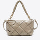 Nicole Lee USA Cassette Woven Satchel Crossbody Bag