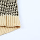 Waffle-Knit Drop Shoulder Button-Down Cardigan