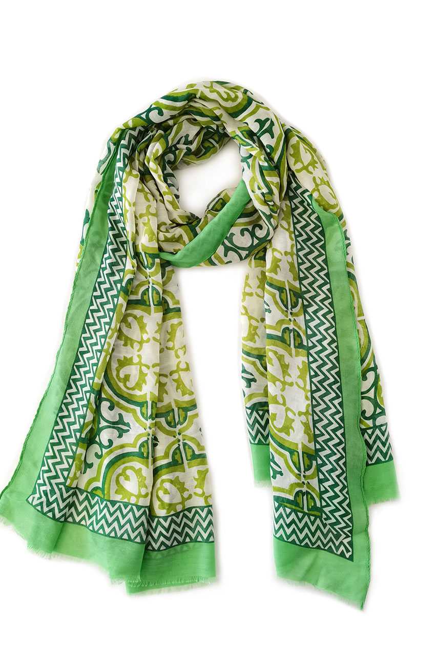 Tile Print Scarf