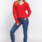 Dolman Sleeve Strappy Open Back Sweater