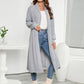 Open Front Long Sleeve Duster Cardigan