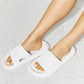 MMShoes Arms Around Me Open Toe Slide in White