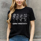 Simply Love GROW POSITIVITY Graphic Cotton T-shirt