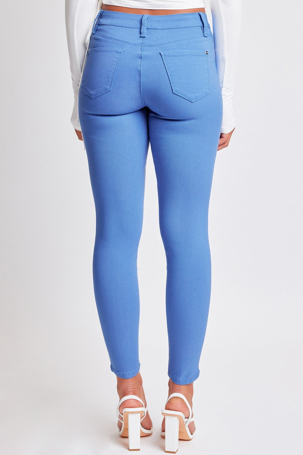 Full Size Hyperstretch Mid-Rise Skinny Pants