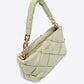 Nicole Lee USA Cassette Woven Satchel Crossbody Bag