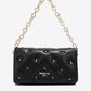 Nicole Lee USA Diamond Flower Messenger Crossbody Bag