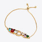 A to J Zircon Bracelet