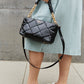 Nicole Lee USA Cassette Woven Satchel Crossbody Bag