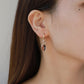 Geometric Crystal Drop Earrings